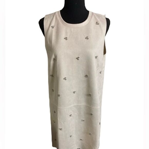 #320 ADORE She Can Love Vegan Suede Mini Dress - Picture 1 of 7